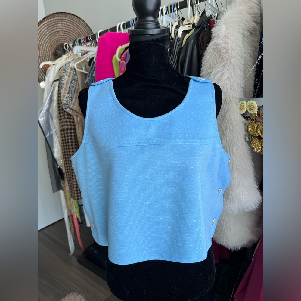 Unique Cropped Vest/Top